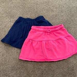Pair of girls skirts